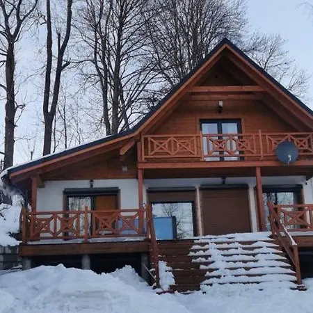 Dom Drewniany Z Sauna I Jacuzzi W Szklarskiej Porebie Szklarska Poreba Exterior photo