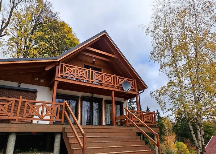Dom Drewniany Z Sauna I Jacuzzi W Szklarskiej Porebie